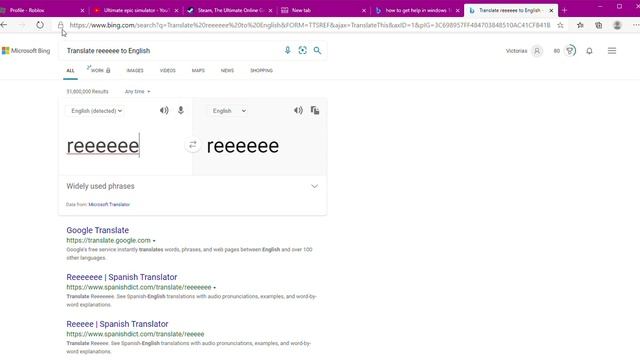 translate   Bing and 5 more pages   Personal   Microsoft Edge 2021 01 13 16 59 28