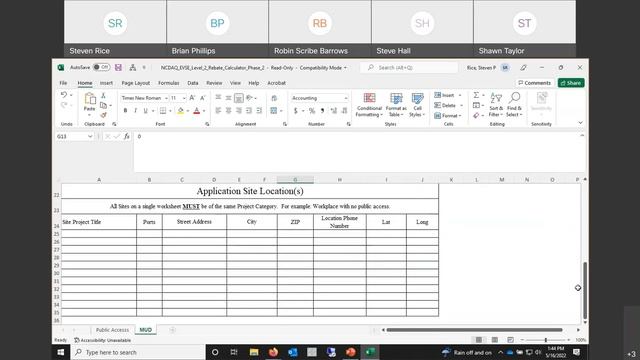 NC Phase 2 Level 2 Program Multi Unit Dwelling 05/16/2022