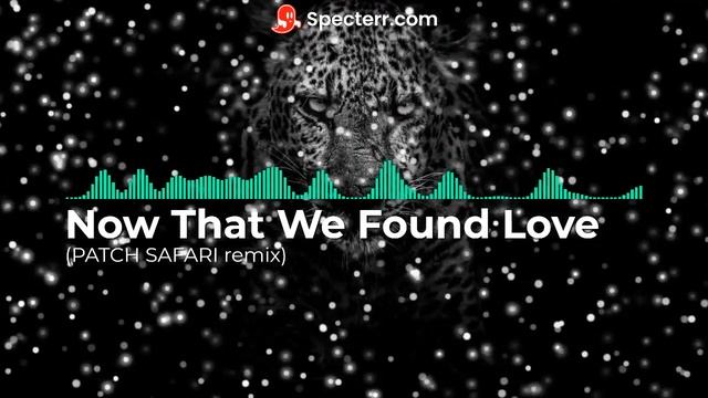 Now That We Found Love PATCH SAFARI remix