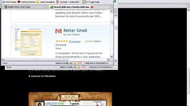 Reminder Firefox