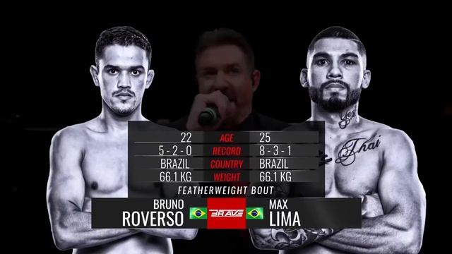Brave 3 Free Fight   Bruno Roverso vs  Max Lima