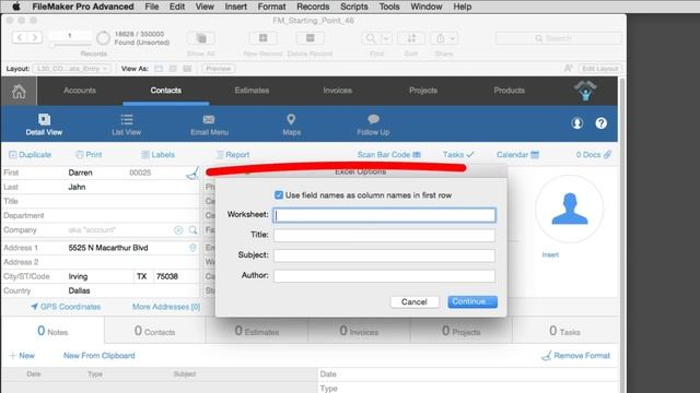 Exporting Data - Try FileMaker