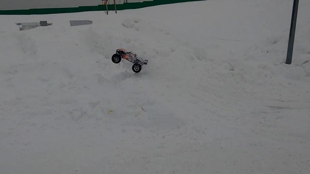 Bashing в снегу