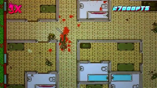 HOTLINE MIAMI 2 STRONGHOLD HARD MODE S RANK