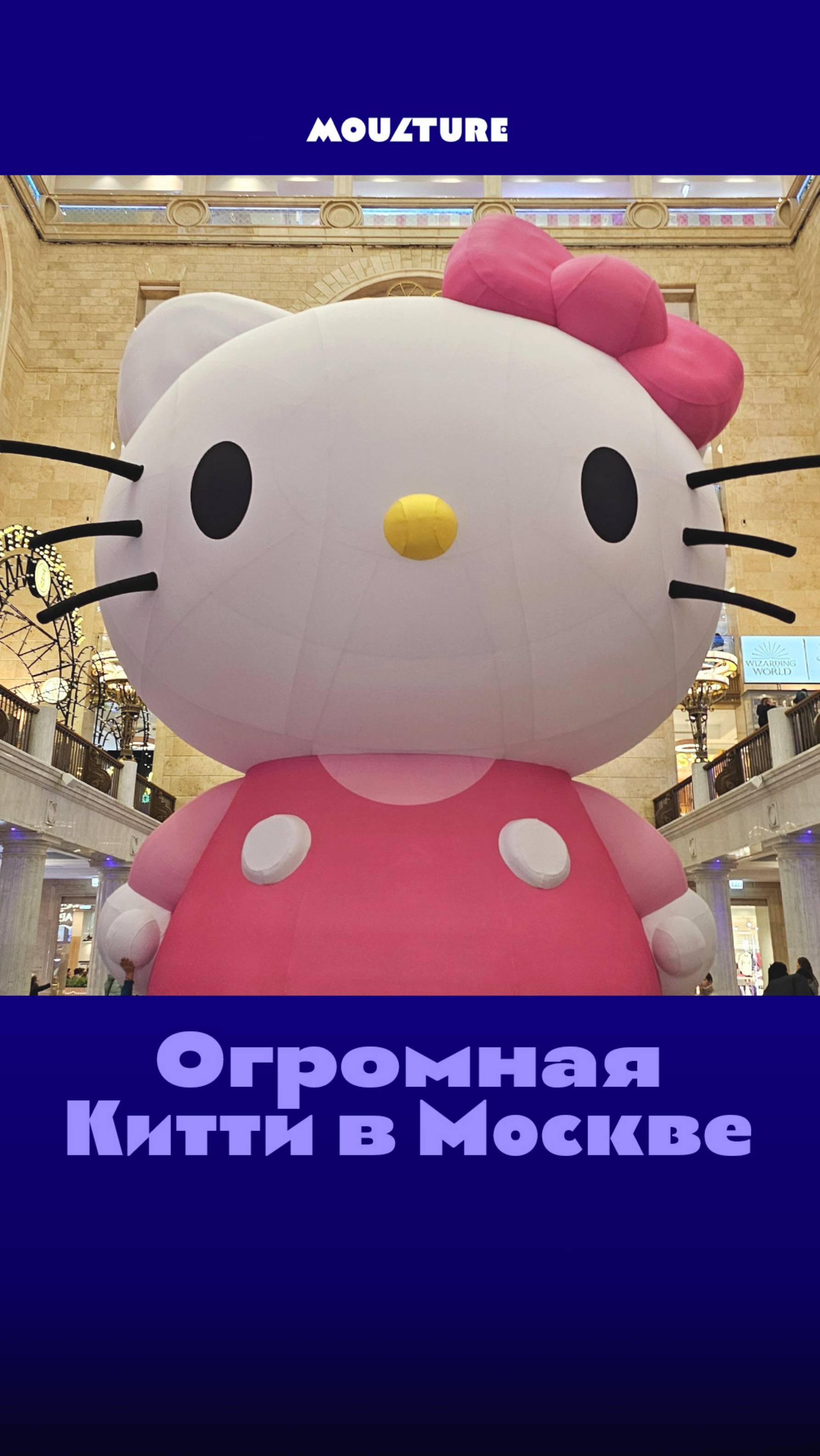 Огромная Китти в Москве