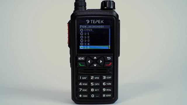 Терек РК 4312-2Д обзор пунктов Меню.