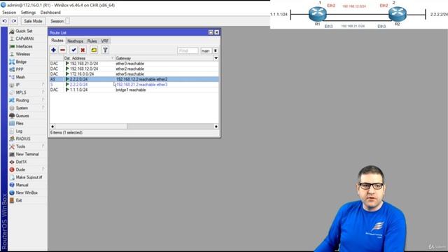 004 Static Route - Check Gateway (Ping - ARP)