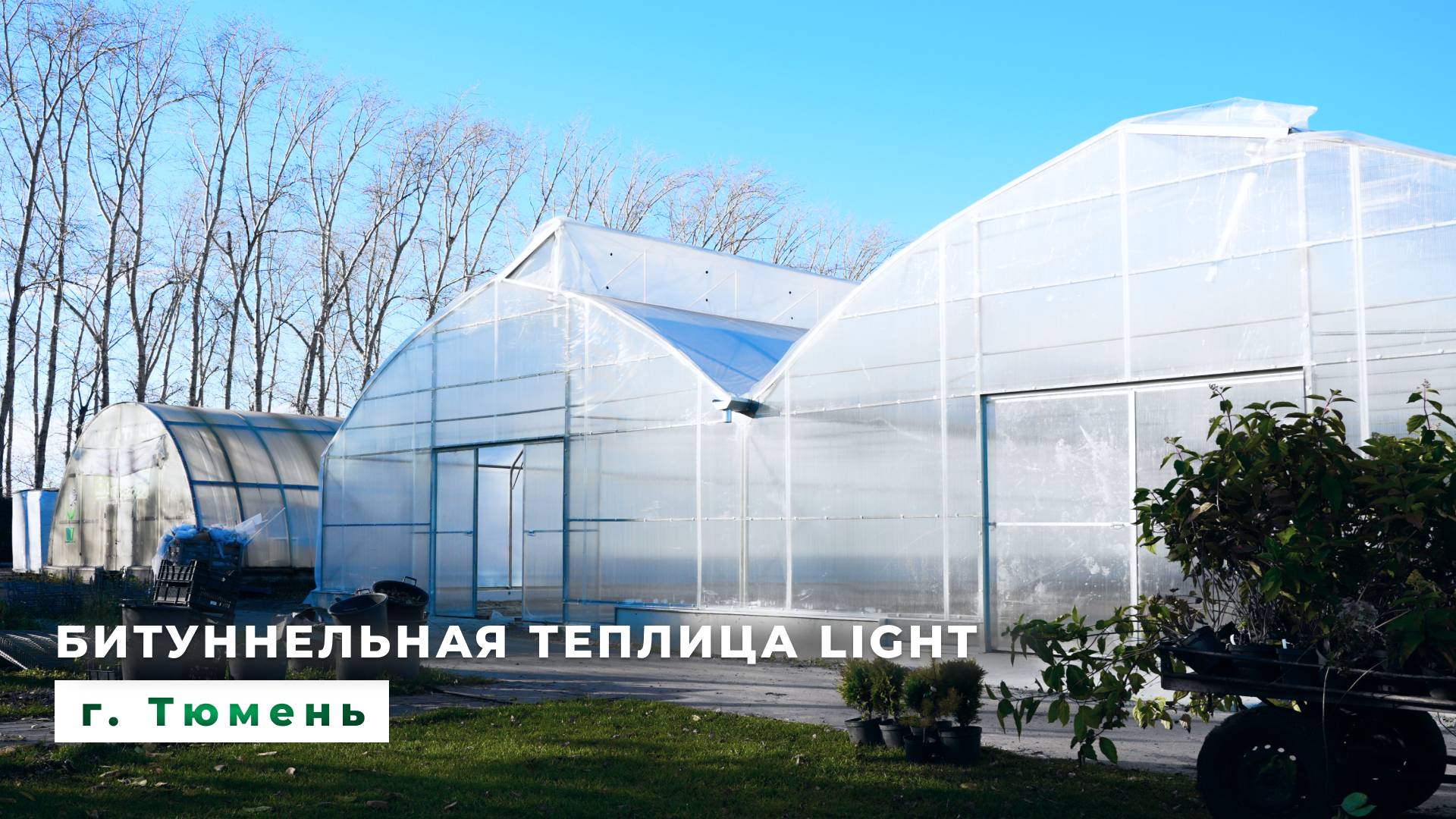 Битуннельная теплица LIGHT, г. Тюмень