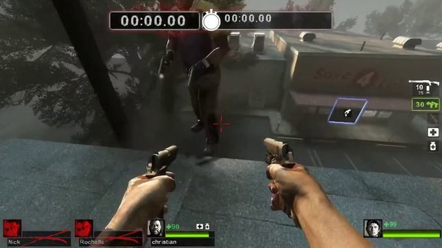 Left 4 Dead 2 - Dead Center - Gun Shop - Survival - Out of Map Glitch