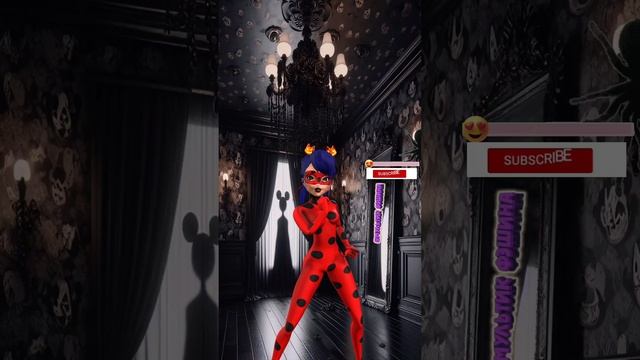 Леди Баг готова к Хэллоуину 😀🎃 #shorts #ladybug #мультик #funnyshorts #miraculous #анимация #рек