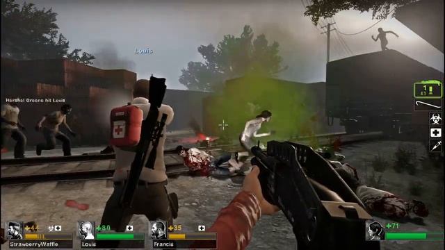 funny valve shotgun in l4d2 (left 4 dead 2 gaming)