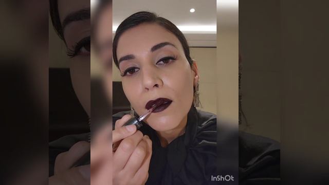 Bold lip and healthy skin look using MAC products