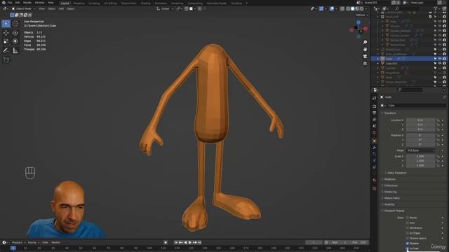 20. Finishing the retopo and refining the hands