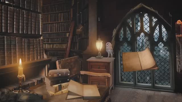 Hogwarts 📚Учебное занятие [ASMR] Дождливое окно ⚡ Атмосфера, вдохновленная Гарри Поттером