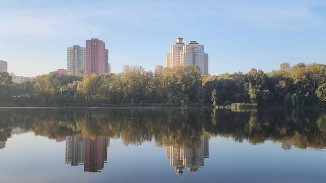 Встречаем рассвет на набережной москва-реки