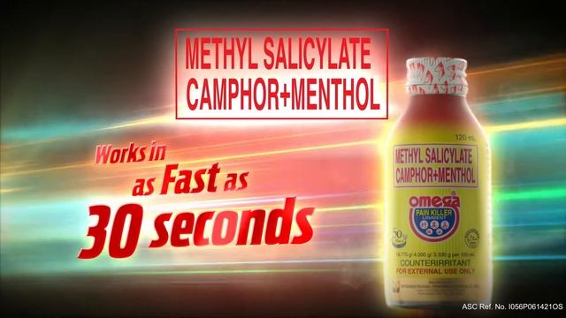 Omega Pain Killer "Fast Track" TVC