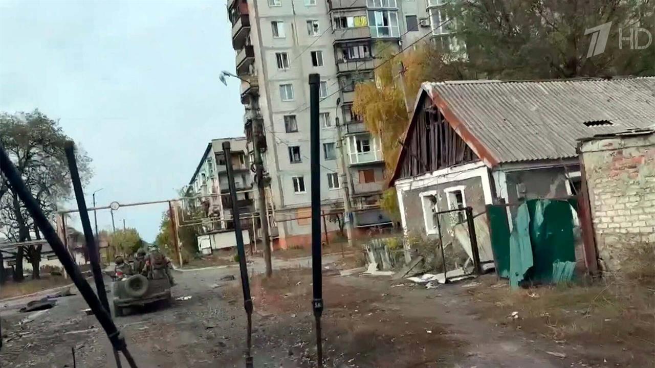 Российские военные зашли в город Селидово в ДНР