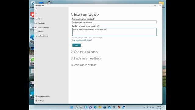How to Submit feedback on Windows 11 to Microsoft | Windows 11 feedback and suggestion in sinhala