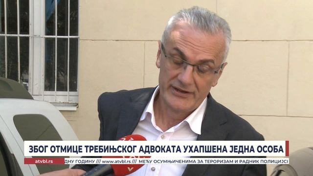 Због отимице требињског адвоката ухапшена једна особа