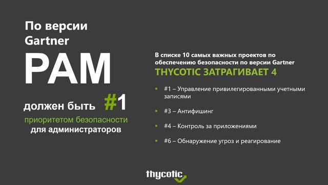 Вебинар: PAM система Thycotic Secret Server