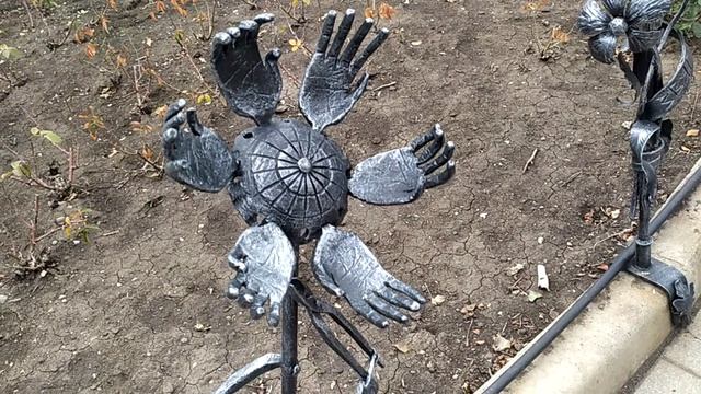 2 Парк кованных фигур , осень, прогулка.