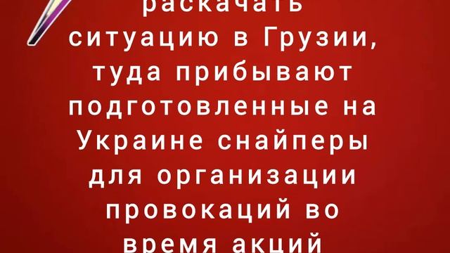 Запад пытается раскачать ситуацию в Грузии