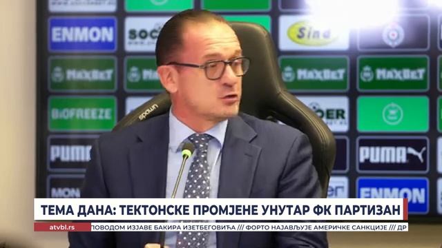 Тема дана Тектонске промјене унутар Партизана