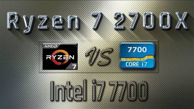 Ryzen 7 2700X vs i7 7700 Benchmarks | Gaming Tests Review & Comparison