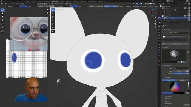 17. Texturing the eyes