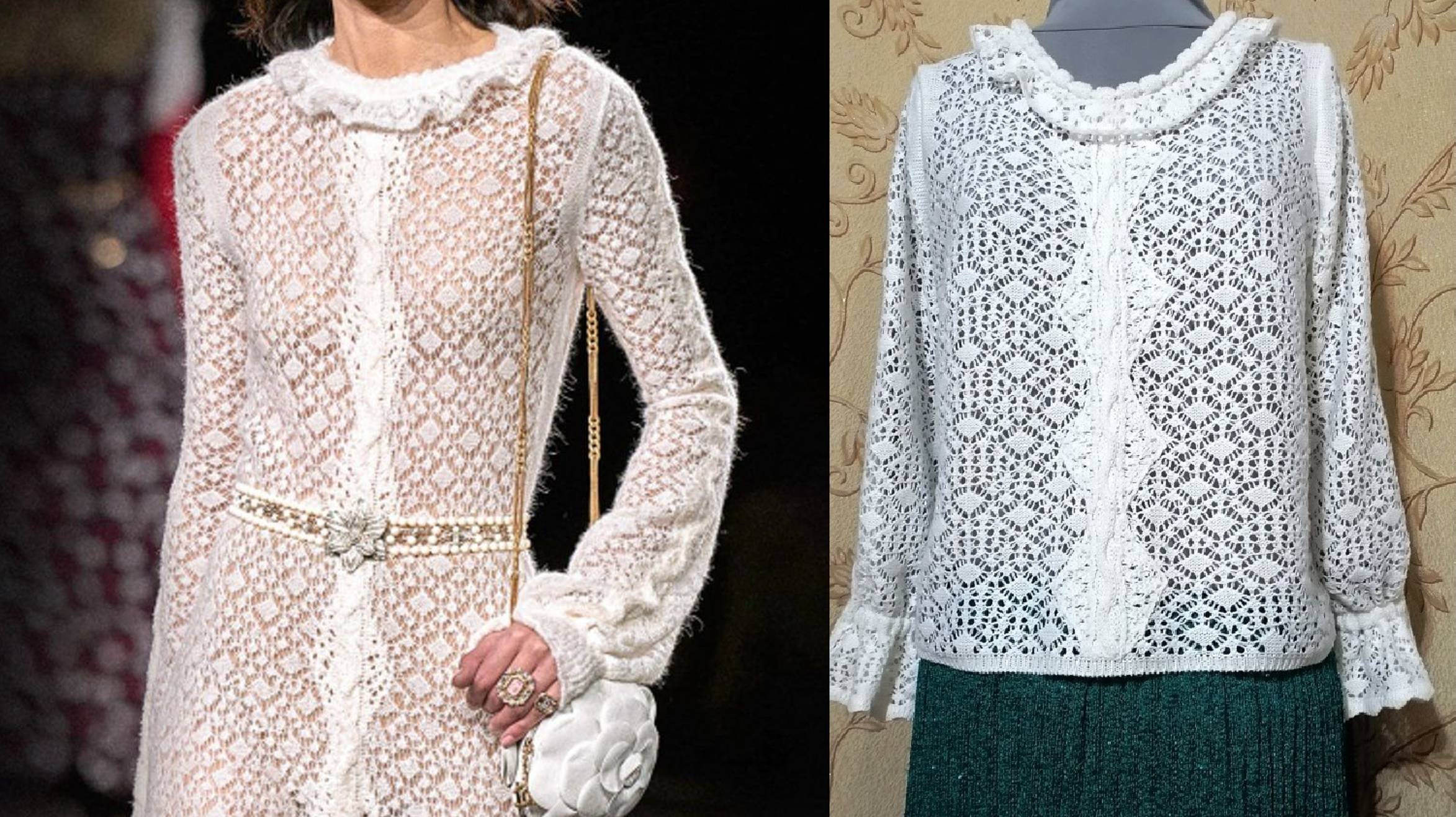 анонс мастер класса Ажур Шанель