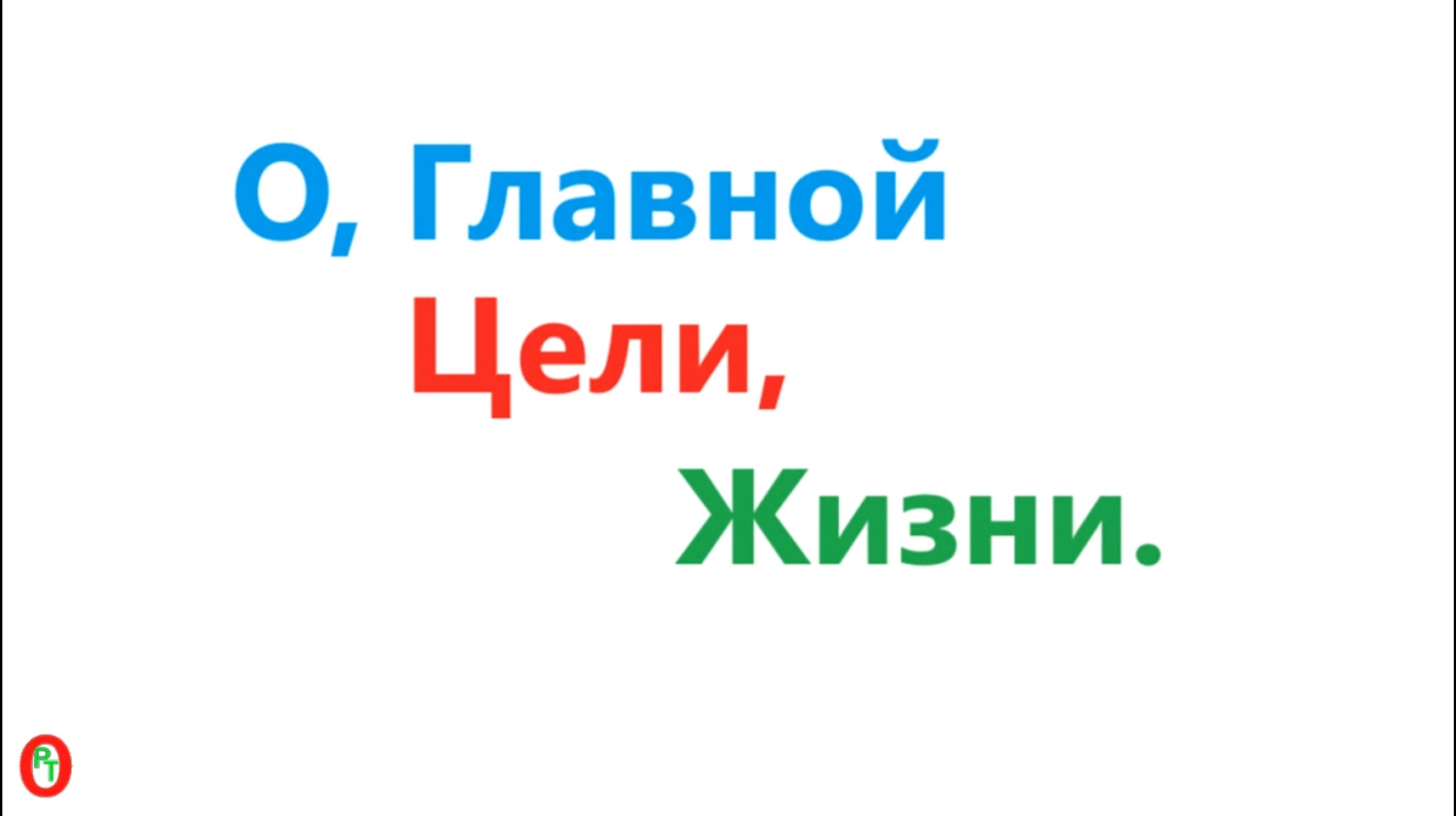 О главной цели жизни. Видео 578.