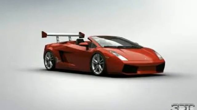 Carros de 3d tuning de luxo