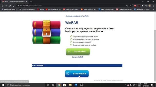 BAIXANDO E INSTALANDO O WINRAR (ATUALIZADO 2020) WINDOWS 7, 8, 10 GRATUITO