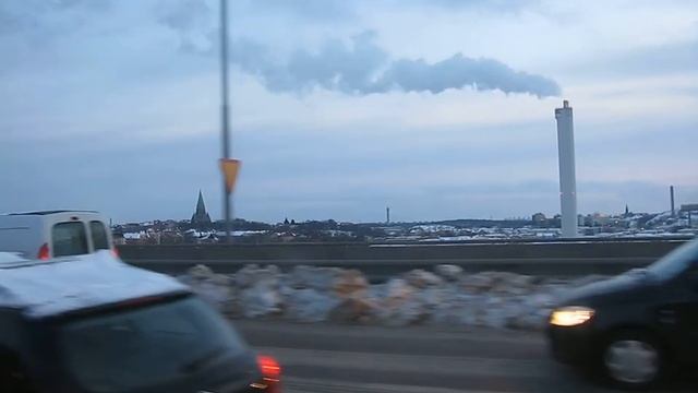 Stockholm at winter morning