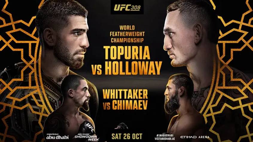 UFC 308 - ILIA TOPURIA vs MAX HOLLOWAY