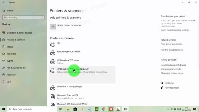 Windows 10 Home : How to Print a test page