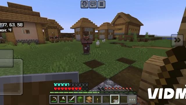 Продал лучнику палки и получил изумруд! |Minecraft #2