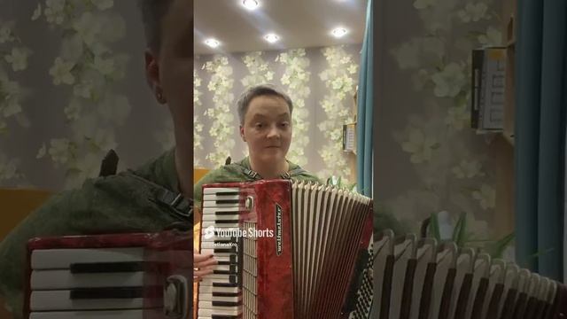 Экспромт на аккордеоне. Грустная канарейка (Blue canare).