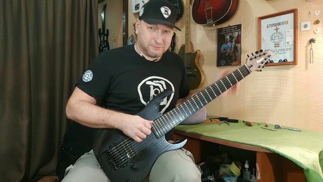 Гитара Ibanez M8OM Meshuggah после очумелых ручек.