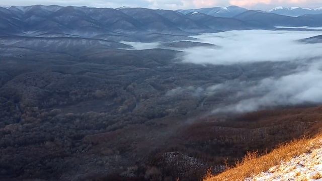 гора ШИЗЕ, станица Эриванская. Панорама с вершины в разные времена года