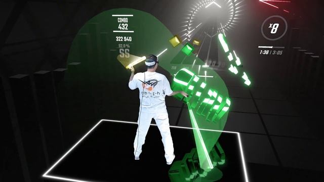 Beat Saber - Imagine Dragons - Radioactive (Expert+) [Mixed Reality]