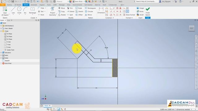 #112 Autodesk Inventor 2020 Деталь №9