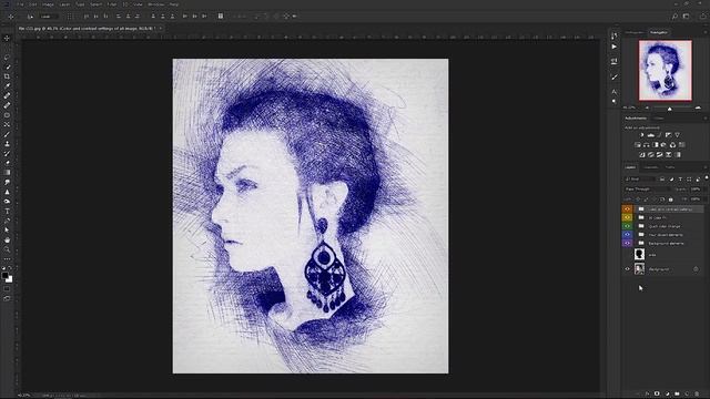 Рисуем шариковой ручкой. Pen Photoshop Action