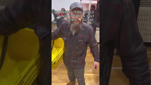 Канадцы стоят за картошкой