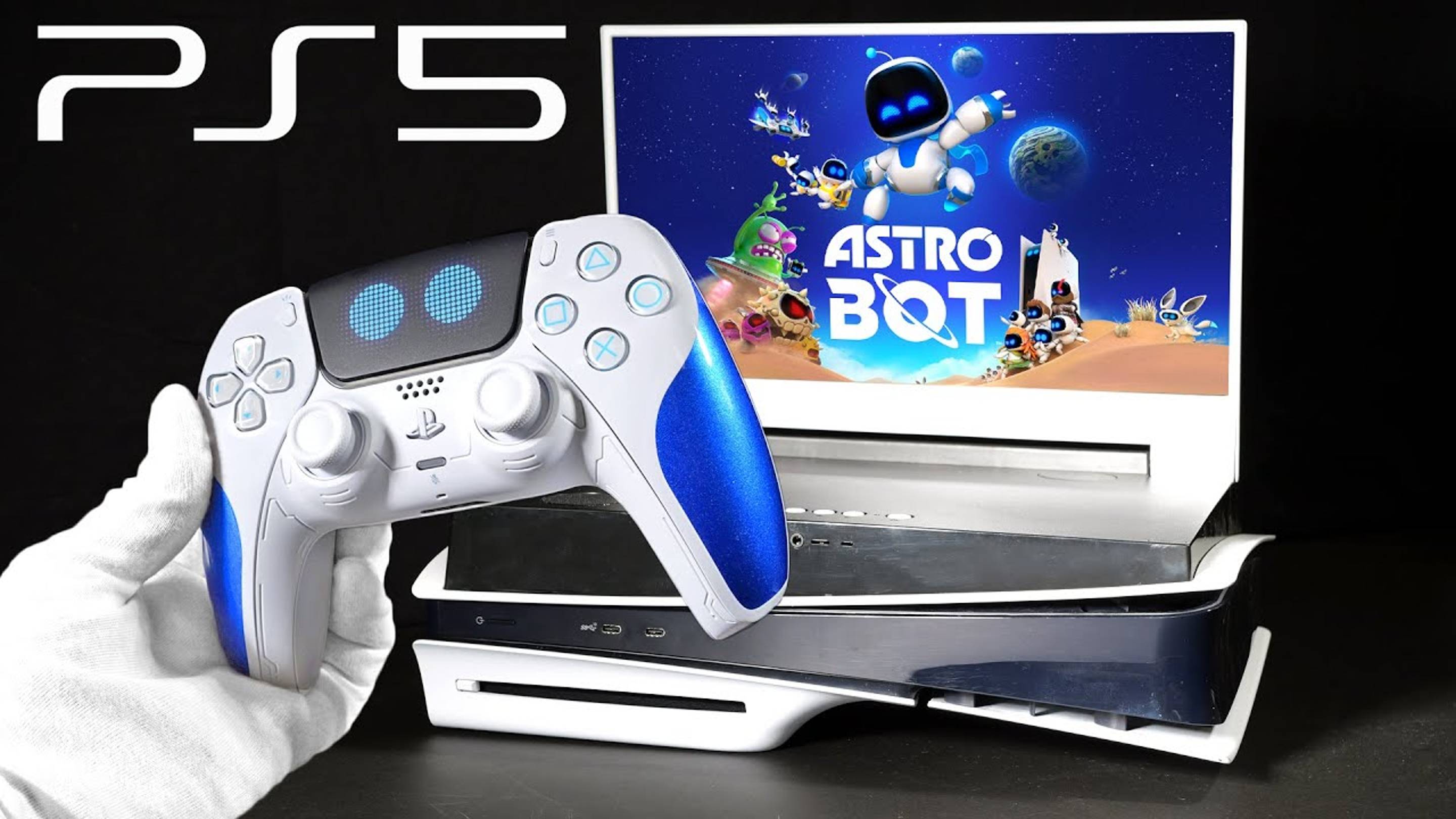 Распаковка ASTRO BOT DualSense - Игры года? (Профессиональный контроллер, портативный монитор)