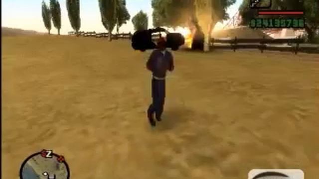 Gta SanAndreas mods & cheats gameplay