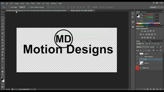 Create a Mock UP logo and text with Photoshop  FREE PSD FileCreate a Mock UP logo and text with Phot