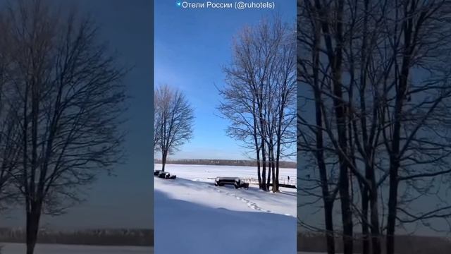Санаторий Лунево на Волге 3* - настоящая зимняя сказка в Костромской области.