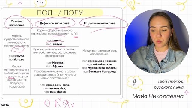 Как писать: ПОЛ- / ПОЛУ- | Русский язык ОГЭ и ЕГЭ