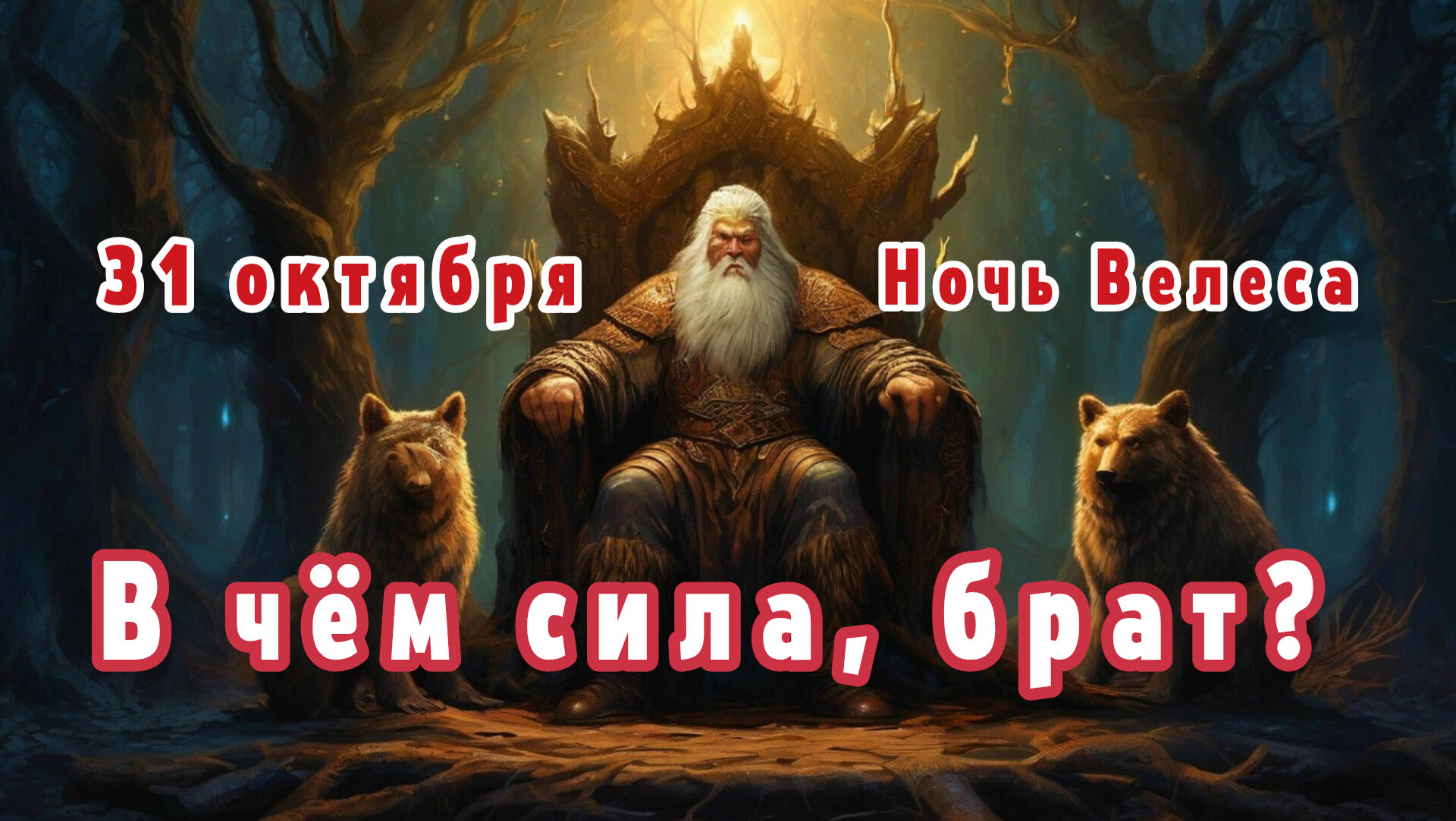 31 октября. Ночь Велеса. Самайн. Хеллоуин. Ночь мёртвых. Десятки названий. Суть одна.